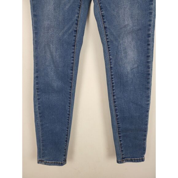 Tahari Chloe Fit Solution Skinny Leg Jeans 4/27 Womens Mid Rise Medium Wash - Picture 3 of 6